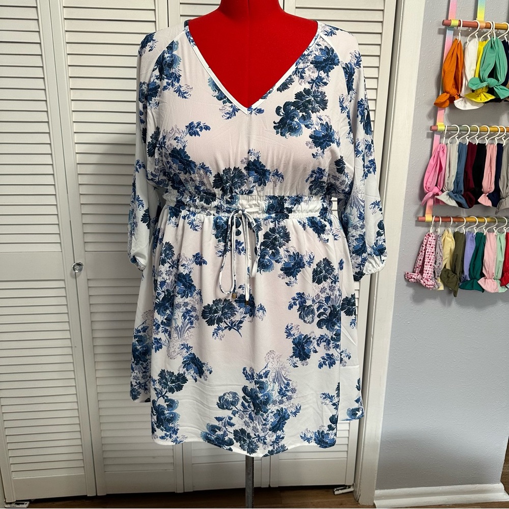 City Chic Floral Dress